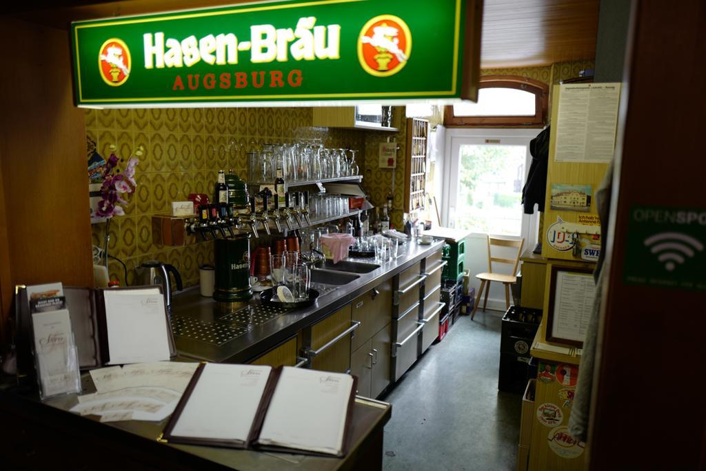 Hotel Stern Gersthofen Bagian luar foto